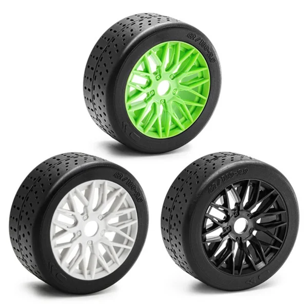 4PCS Wheel Hub Rubber Tires for 1/8 ARRMA 1/7 Infraction 6S F1 Limitless RC Car Vehicle Models Parts - Image 7