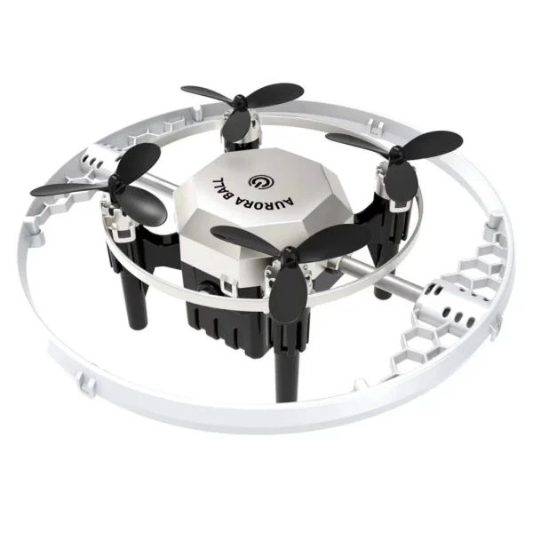 FX-41 AURORA BALL Light Ring 360 Stunt Spin Altitude Hold Mode LED Circle Protection Kids Gifts 2.4G 4CH 6-Axis Remote Control RC Toys Drone Quadcopter RTF - Image 7