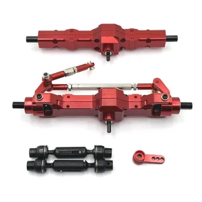 Metal Upgrade Kit Front Rear Bridge Drive Shaft for WPL 1/10 C74 1/16 RC Car Parts