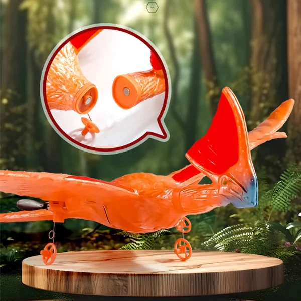 QF003 Pterosaur Tapejara 390mm Wingspan 2.4G 2CH Bulit-in Gyro EPP RC Airplane Glider RTF - Image 2