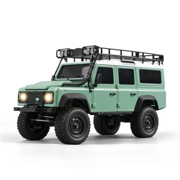 MNRC MN111 DIY KIT 1/18 4X4 RC Car LED Light Climbing Rock Crawler Off-Road Truck Portal Axle Alloy Shell Toys Classic Vehicles Models