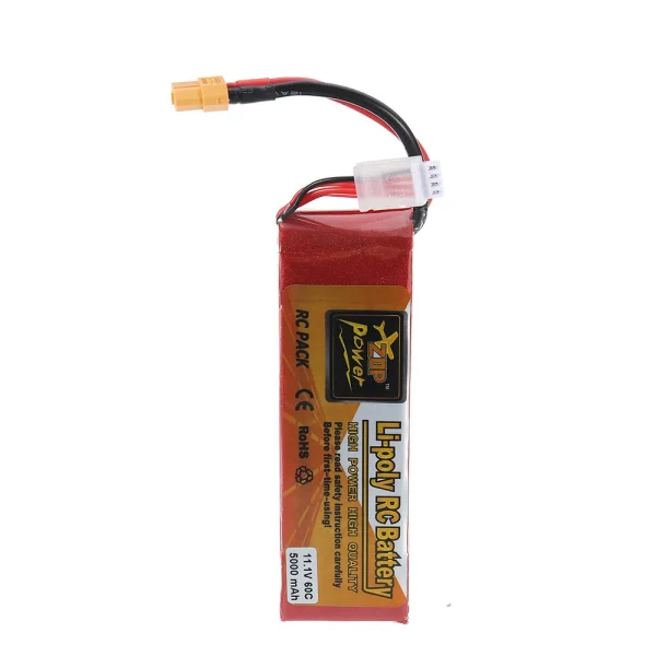 ZOP Power 11.1V 5000mAh 60C 3S Lipo Battery XT60 Plug for RC Quadcopter Car - Image 7