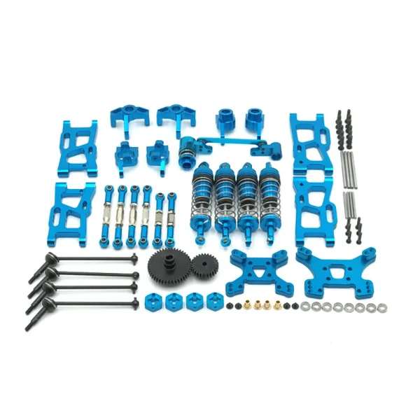 Metal Upgrade Parts WLtoys 144001 144010 124017 124019 Rlaarlo 1/14 1/12 AM X12 RC Car Shock Tower Arm Rod Kits - Image 3