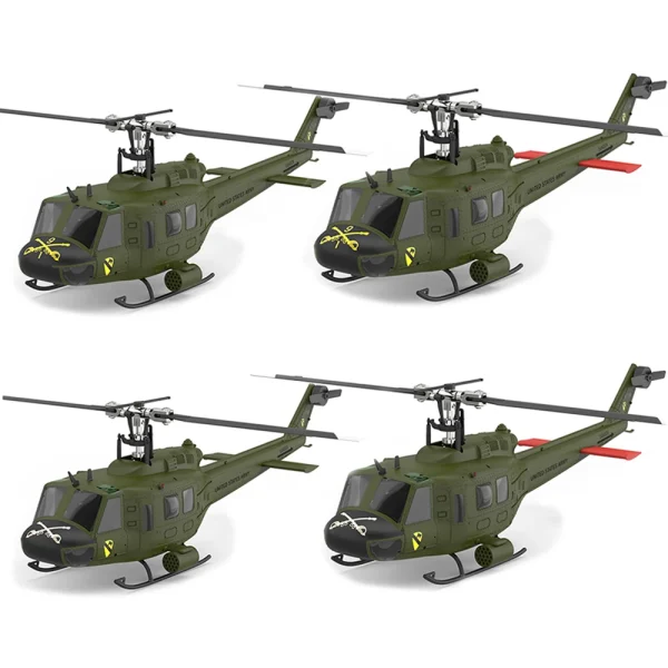Eachine E190 PRO UH-1 2.4G 6CH 3D6G 1:34 Scale Huey Dual Brushless Motor Flybarless RC Helicopter Compatible with FUTABA S-FHSS - Image 9