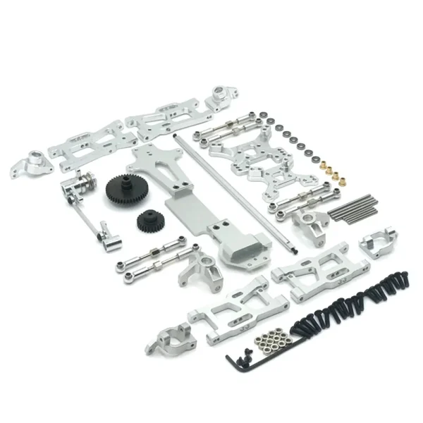 Upgrade Metal C Seat Steering Cup Swing Arm Central Drive Shaft For WLtoys 1/14 144010 144001 144002 RC Car Spare Parts - Image 7