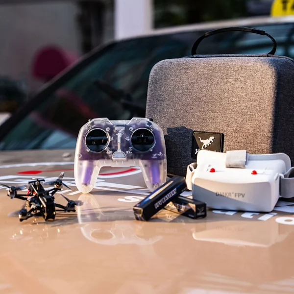 HGLRC Draknight 2 Inch 2S Toothpick RC FPV Racing Drone Entry-level RTF with Remote Controller FPV Goggles for Beginners - Image 3