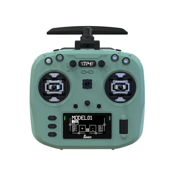 Jumper T14 Macaron Color 2.4GHz/915MHz 1W ELRS Hall Sensor Gimbals 2.42" OLED Screen EdgeTX Radio Controller for FPV RC Racer Drone - Image 4