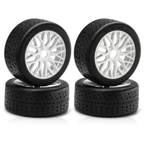 4PCS Wheel Hub Rubber Tires for 1/8 ARRMA 1/7 Infraction 6S F1 Limitless RC Car Vehicle Models Parts