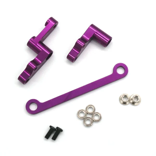 Metal Upgrade Accessories Steering Assembly For Wltoys 124008 124010 1/12 RC Car Parts