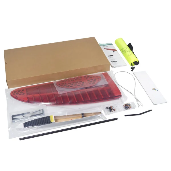 Dancing Wings Hobby FDCG12 1.2M Wingspan Windrunner Discus Launch Glider Balsa ARF F3K DLG RC Airplane KIT/KIT+Servo Combo - Image 7