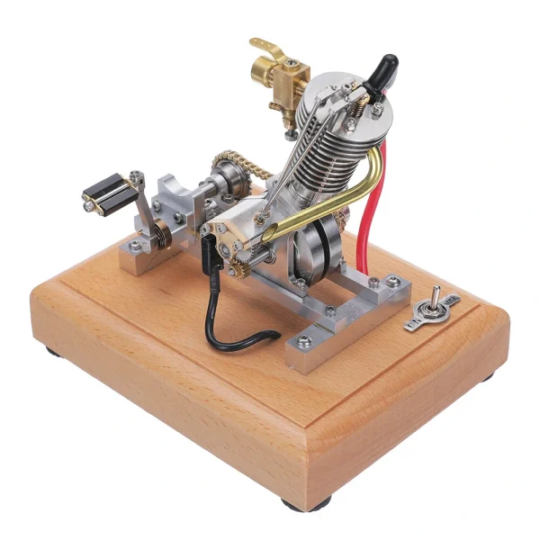 Banggood H09 Mini Hoglet CNC Single Cylinder Engine Metal Model Kids Children Science Discovery Toys - Image 5