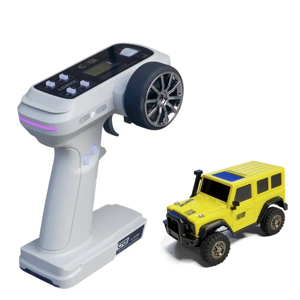 LDARC X43 1/43 2.4G 4WD RC Car Rock Crawler Mini Climbing LED Light Off-Road Vehicles Models Remote Control Racing Toys - Image 3