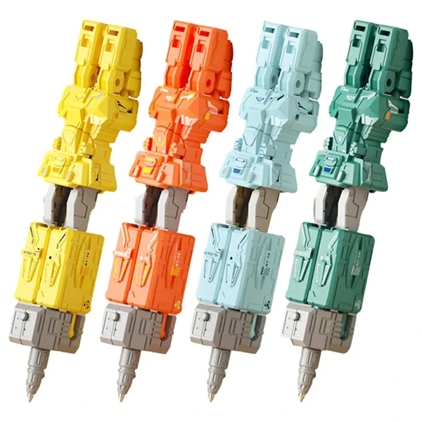 2 In 1 Robot Toy Deformable Pen Robot Deformation Action Figure Model Children Kids Birthday Gifts - Image 3