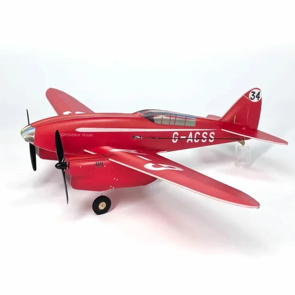 MinimumRC de Havilland DH.88 Dual Motor 460mm Wingspan KT Foam FPV RC Airplane KIT+Motor - Image 2