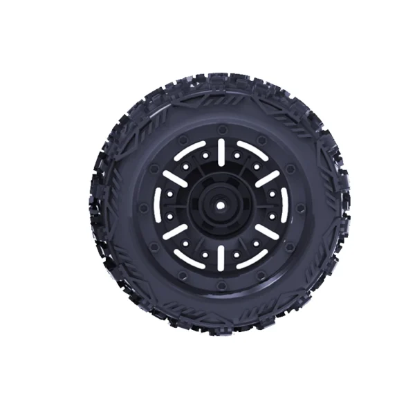 2PCS ZD Racing MT16 1/16 RC Car Parts Tires Wheels Rims Pre-Glued Vehicles Models Spare Accessories 16026 - Image 3