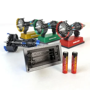 NIKOLATOY Miniature Trent 900 12cm Turbofan Engine Model Desktop Ornaments Science Discovery Toys