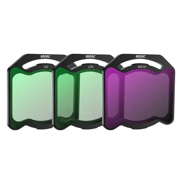 BRDRC Sport Camera Lens Filter Aluminum Alloy Frame Optical Glass UV CPL ND8 ND16 ND32 ND64 Combo Set for O4 Air Unit Pro RC Drone Quadcopter - Image 4