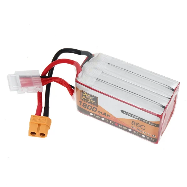 ZOP POWER 14.8V 1800mAh 85C 4S LiPo Battery XT60 Plug for RC Drone - Image 2