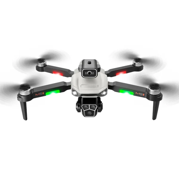 PJC M1S Three Camera Vertical Shoot Electric Adjustment WiFi FPV with 3 HD Lens 360 Infrared Obstacle Avoidance Optical Flow Positioning Brushless Foldable RC Drone Quadcopter RTF - Image 2
