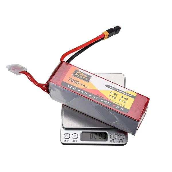 ZOP POWER 22.2V 7000mAh 65C 6S LiPo Battery XT60 Plug for RC Drone - Image 9