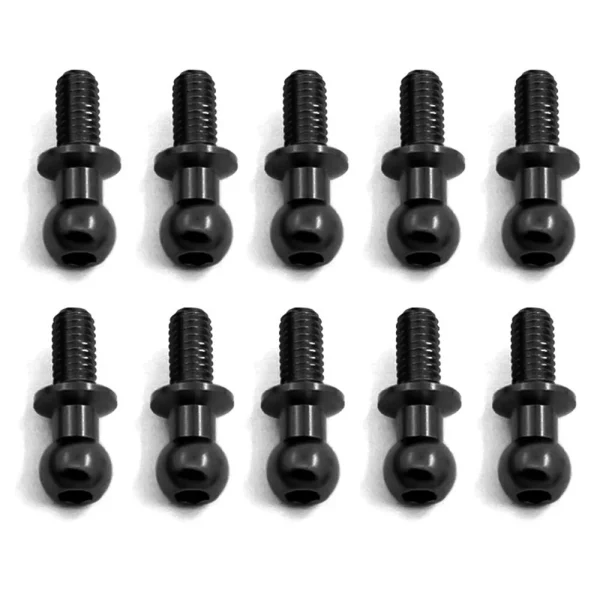 10PCS Metal Pull Rods Shocks Ball Head M3 for TAMIYA TT01 TT02 D5 1/10 RC Car On-Road Vehicles Models Toys Spare Parts 53640