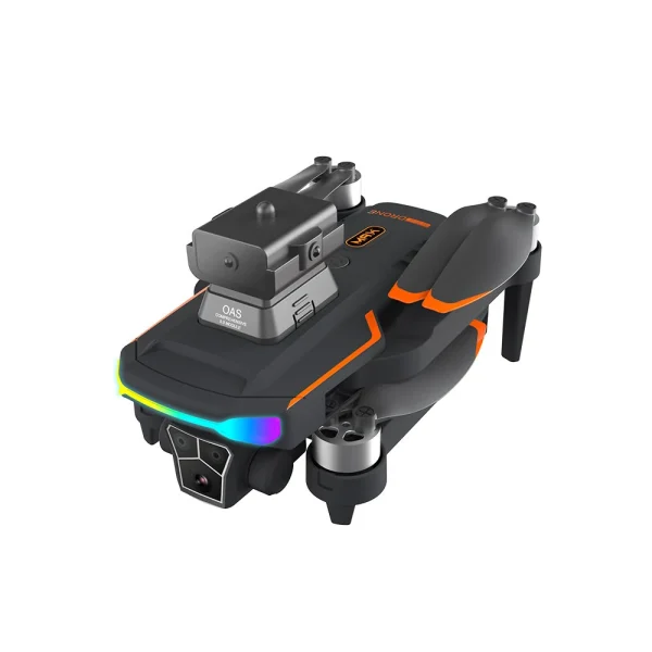 ZHENG FEI TOYS F168 Three Camera WiFi FPV with 3 HD Lens Dual Servo Gimbal 360 Obstacle Avoidance Optical Flow Positioning Brushless Foldable RC Drone Quadcopter RTF - Image 8