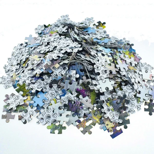 1000 Pieces Jigsaw Puzzle Toy DIY Assembly Paper Puzzle Beautiful Building Landscape Educational Toy - Image 6