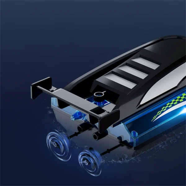 3502 3503 1/36 2.4G RC Boat Speedboat Dual Motors Waterproof LED Light Remote Control Ship High Speed Vehicles RTR Models - Image 9