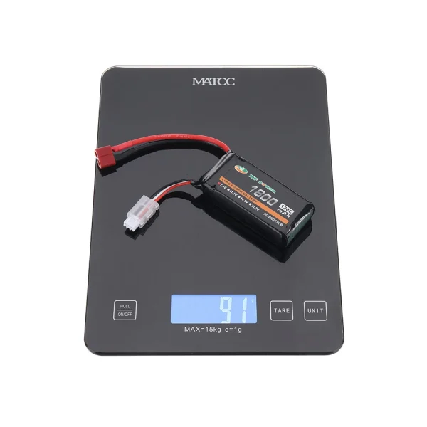 XF POWER 7.4V 1800mAh 120C 2S LiPo Battery T Deans Plug for RC Drone - Image 8