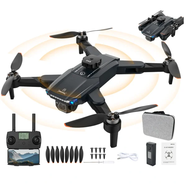 JJRC X33 GPS 2.4G WiFi FPV with Electric HD Dual Camera 360 Obstacle Avoidance Optical Flow Positioning 235g Brushless Foldable RC Drone Quadcopter RTF - Image 6
