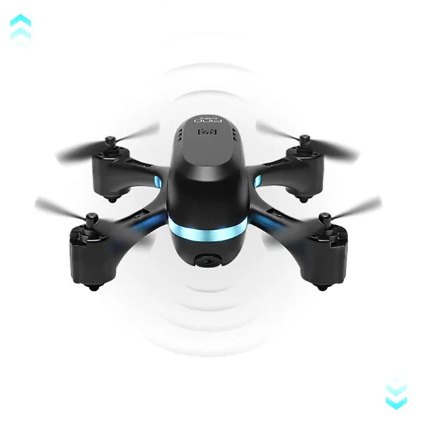 FUQI MODEL H28 WiFi FPV with HD Dual Camera Switchable Integrated Storage Optical Flow Hover Highlight LED Racing Light RC Toys Drone Quadcopter RTF - Image 5