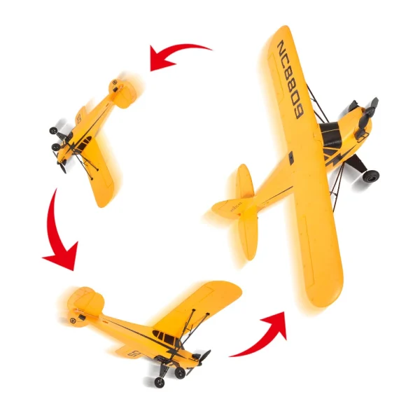 KOOTAI A505 J3-CUB 505mm Wingspan 2.4GHz 3CH 6-Axis Gyro 3D/6G Switchable EPP RC Airplane BNF/RTF Compatible DSMX DSM2 S-BUS Protocol - Image 6