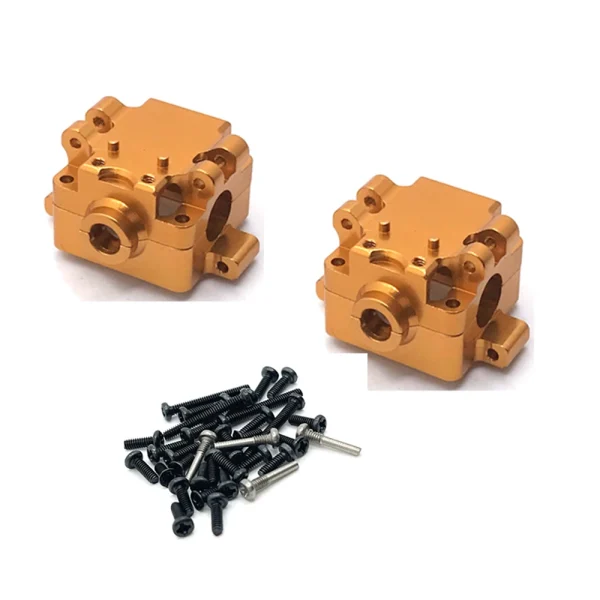 2PCS Upgraded Metal Front Rear Geabox for Wltoys 1/28 284131 K989 K979 K969 Drift RC Cars Vehicles Models Spare Parts - Image 3