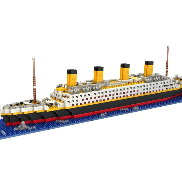 1860pcs Titanic Model Micro Blocks Building Set Puzzle DIY Educational Toy Gift for Adults Children - Image 3