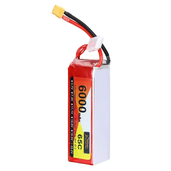 ZOP Power 22.2V 6000mAh 65C 6S LiPo Battery XT60 Plug for RC Drone - Image 7
