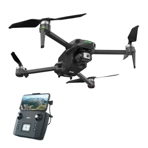 XMR/C M10 PLUS M10+ GPS 4KM 5G Repeater Digital FPV with Real 4K HD Camera 3-Axis EIS Gimbal 360 Obstacle Avoidance Screen Controller Brushless Foldable RC Drone Quadcopter RTF