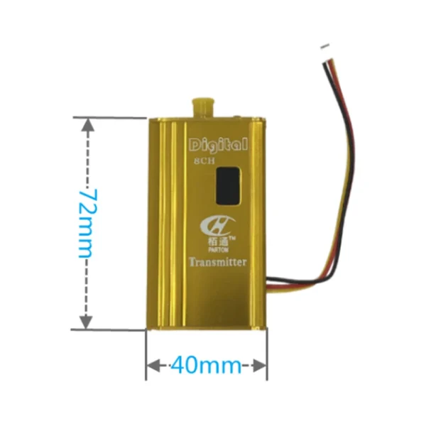 Partom 1.2G 1.5W 8CH RC FPV Transmitter Long Range AV Transmittion For Fixed Wing Airplane RC Drone - Image 4