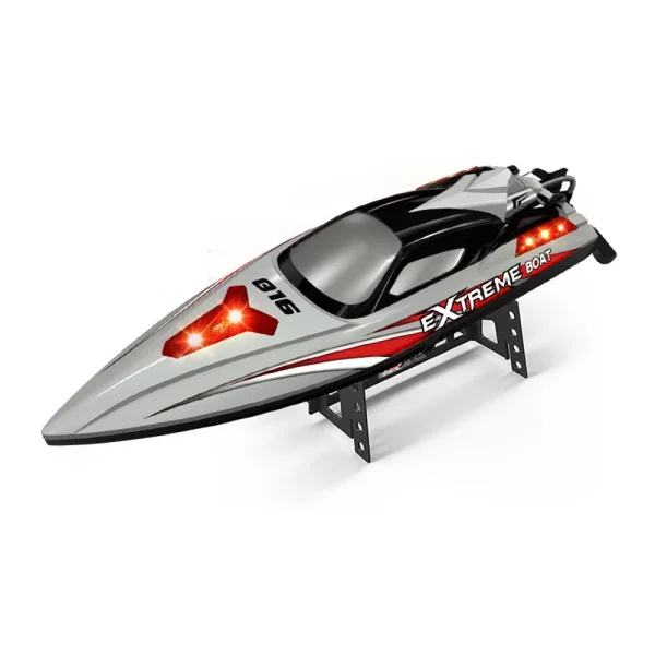 HXJRC HJ816 RTR 55km/h 2.4G Brushless RC Boat High Speed Net Ship Capsized Reset LED Light Speedboat Waterproof Electric Racing Vehicles Models Lakes Pools Remote Control Toys - Image 2