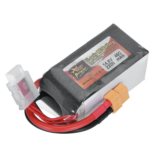 ZOP Power 14.8V 2200mAh 45C 32.56Wh LiPo Battery XT60 Plug for RC Drone - Image 4