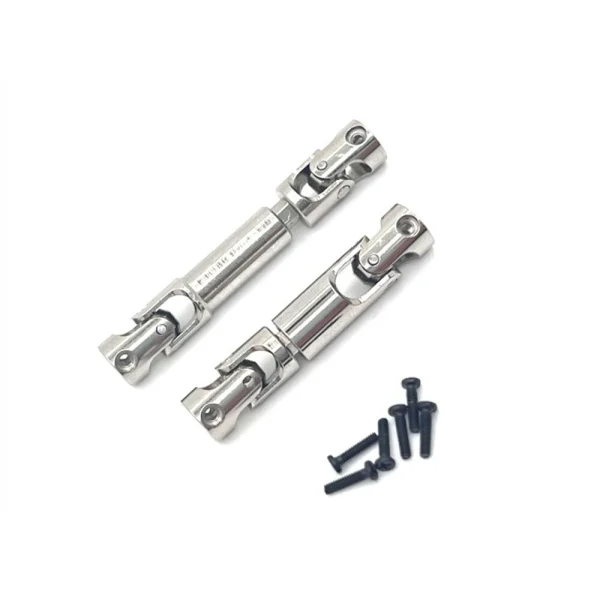 2PCS Upgraded Metal Drive Shaft Front Rear for Land Rover FMS FCX24M D90 D110 Range Discovery 1/24 Rock Crawler RC Cars Vehicles Models Spare Parts Accessories - Image 3