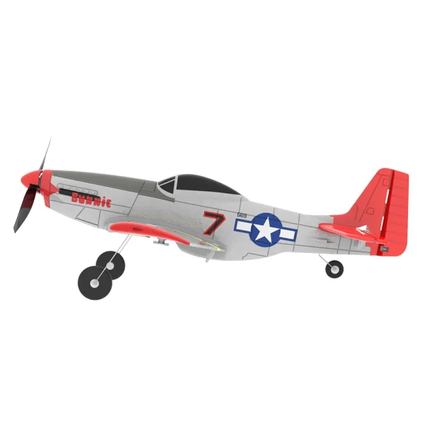 Eachine Mini Mustang P-51D V2 EPP 400mm Wingspan 2.4G 6-Axis Gyro RC Airplane Trainer Fixed Wing BNF/RTF One Key Return Compatible DSM S-BUS Protocol for Beginner - Image 6