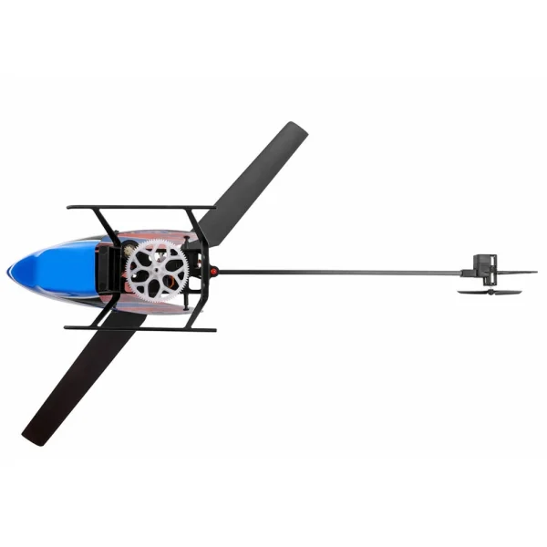 XK K127 4CH 6-Axis Gyro Altitude Hold Flybarless RC Helicopter RTF - Image 7