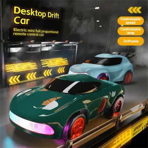 JJRC Q197 RTR 1/64 2.4G 4WD Drift RC Car Mini Race LED Light Radio Control High-Speed Motor Full Proportional On-Road Racing Vehicle Model Boys Gifts Desktop Micro Toys