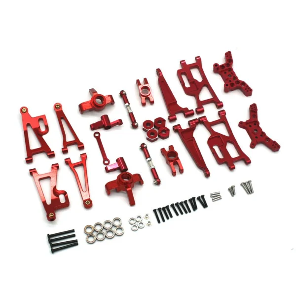Upgraded Metal Accessories Set for 1/14 MJX 14209 14210 RC Car Vehicle Models Spare Parts