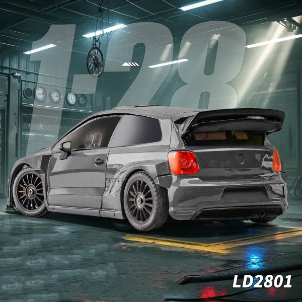 LDRC 2801 PRO RTR 1/28 2.4G 4WD RC Car Gyro Drift for POLO R LED Light On-Road Full Proportional Racing Vehicles Models Toys - Image 9