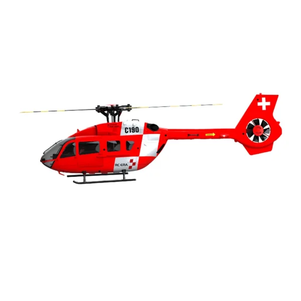 RC ERA C190 1:30 H145 Scale 2.4G 6CH  6-Axis Gyro Optical Flow Localization Altitude Hold Flybarless RC Helicopter RTF - Image 7