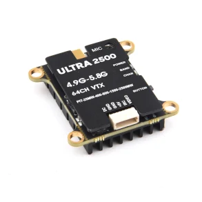 Ultra2500 4.9-5.8Ghz 64CH 25mW/400mW/800mW/1500mW/2500mW/Pit Mode 2.5W FPV Transmitter Built in Mic Support IRC Tramp VTX MMCX for RC Drones
