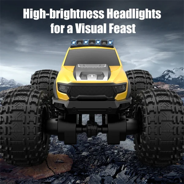 JJRC C8816 RTR 2.4G 4WD RC Car Amphibious Waterproof Off-Road Truck 360 Stunt Rotation LED Lights Land Water Full Proportional Vehicles Models Remote Control Toys - Image 6