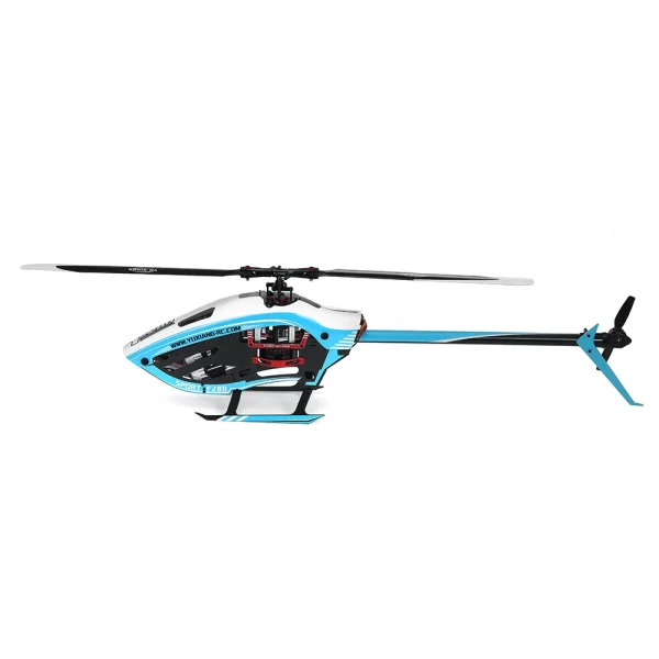 YXZNRC F280 2.4G 6CH 6-Axis Gyro 3D6G Dual Brushless Direct Drive Motor Flybarless RC Helicopter - Image 5