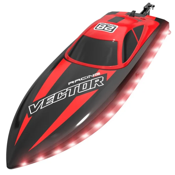Volantexrc 79506 VECTOR28 2.4G 2CH RTR RC Boat Waterproof 25km/h High Speed with LED Light Water Cooling System Remote Control Boat Vehicle Model - Image 2